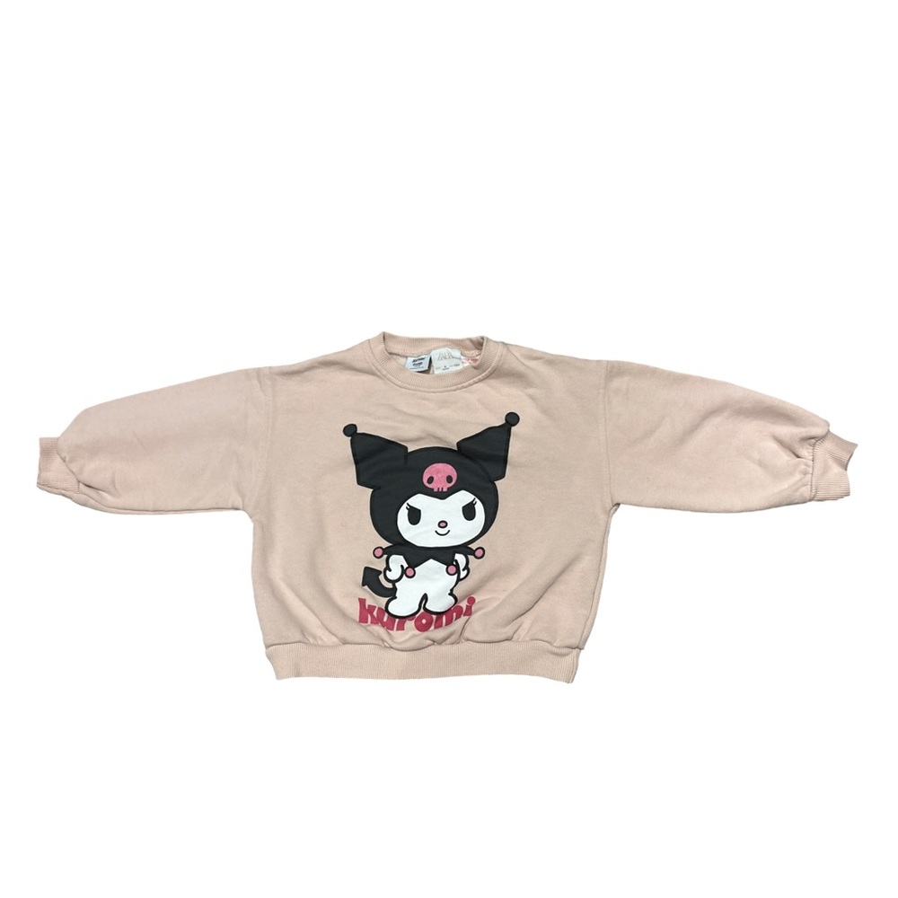 Zara Sanrio Kuromi Kids Sweatshirt - Pink - size 4